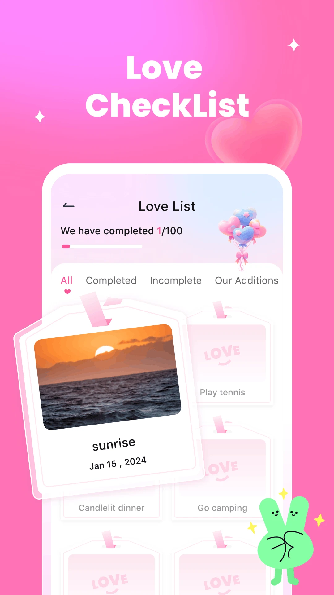 My Love: Relationship Tracker screenshot